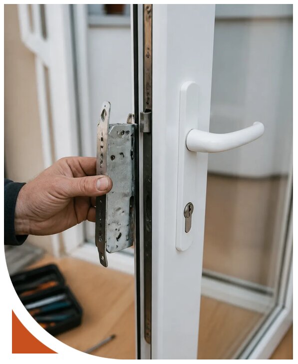 Ремонт замка пластиковой двери в Первоуральске от 2573 р. | Разлок-Прв